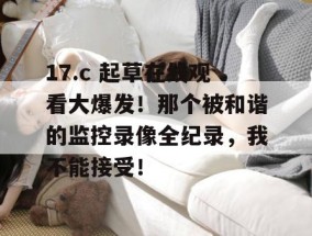 17.c 起草在线观看大爆发！那个被和谐的监控录像全纪录，我不能接受！