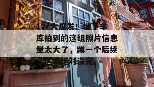 17c大爆发！地下车库拍到的这组照片信息量太大了，蹲一个后续，这事绝对没完。  第1张
